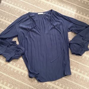Ramy Brook blue blouse